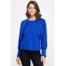 Raglan Long Sleeve Top With Back Neck Tie