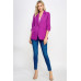 Buttoned Detail 3/4 Sleeve Blazer