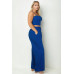 Plus Bustier Crop Cami Top & Slant Pocket Straight Pants