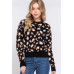Long Slv Animal Jacquard Sweater
