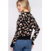 Long Slv Animal Jacquard Sweater