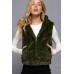Hoodie Faux Fur Vest
