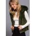 Hoodie Faux Fur Vest