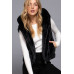 Hoodie Faux Fur Vest