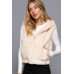 Hoodie Faux Fur Vest