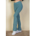 Wide waistband flare leg pants
