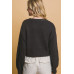 Mid cropped flower cardigan