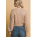 Mid cropped flower cardigan