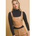 Faux leather corsetry