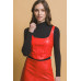 Faux leather corsetry