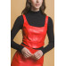 Faux leather corsetry