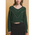 Pearl details sweater
