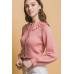 Short collard sweater