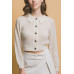 Short collard sweater