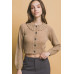 Short collard sweater