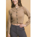 Short collard sweater