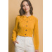 Short collard sweater