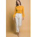 Short collard sweater