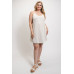 V-neck slip dress with adjustable straps