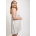 V-neck slip dress with adjustable straps