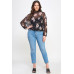 Mesh Floral Ls Top W/cami