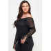 Ots Ruched Mesh Top
