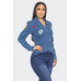 Patch It Up Denim Blazer Jacket