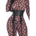 Geometric Printed Jersey Jumpsuit