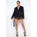 Double-breasted Waist-tie Trench Coat