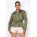 Double-breasted Waist-tie Trench Coat