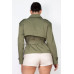 Double-breasted Waist-tie Trench Coat