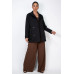 Double-breasted Notch Belted Coat