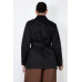Double-breasted Notch Belted Coat