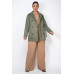 Double-breasted Notch Belted Coat