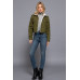 Button Closure Sherpa-lined Twill Jacket