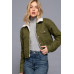 Button Closure Sherpa-lined Twill Jacket