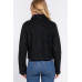 Long Slv Teddy Fleece Short Jacket