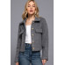 Long Slv Teddy Fleece Short Jacket