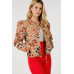 Zip Up Multi-print Jacket