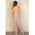 Spaghetti Strap Solid Wide Jumpsuit