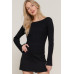 Long Sleeve Boat Neck Sweater