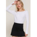 Long Sleeve Boat Neck Sweater