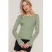 Long Sleeve Boat Neck Sweater