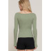 Long Sleeve Boat Neck Sweater