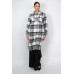 Plaid Buttoned Shacket Coat