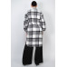 Plaid Buttoned Shacket Coat
