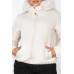 Insulated Zip-up Faux Fur Hooded Jacket