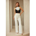 Flower Detailed Fashion Crop Top