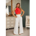 Flower Detailed Fashion Crop Top