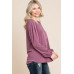 Solid Tr Spandex Long Sleeve Top
